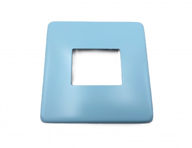 Light Switch Cover Plate Conversion In baby blue
