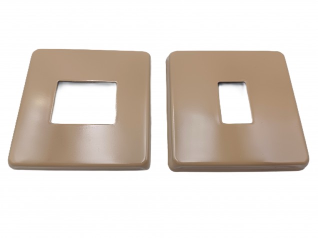 Light Switch Cover Plate Conversion In Beige