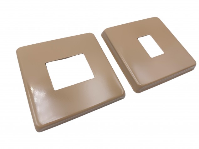 Light Switch Cover Plate Conversion In Beige