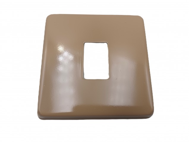 Light Switch Cover Plate Conversion In Beige
