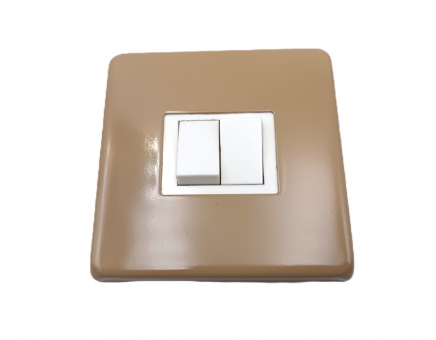 Light Switch Cover Plate Conversion In Beige