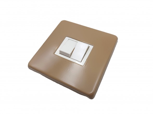 Light Switch Cover Plate Conversion In Beige