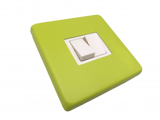 Light Switch Cover Plate Conversion In Green