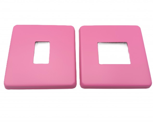 Light Switch Cover Plate Conversion In baby pink