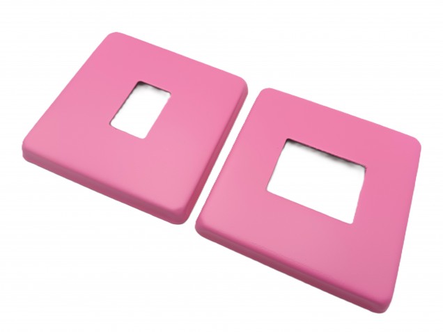 Light Switch Cover Plate Conversion In baby pink