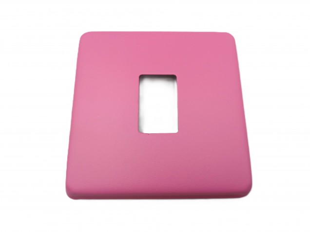 Light Switch Cover Plate Conversion In baby pink