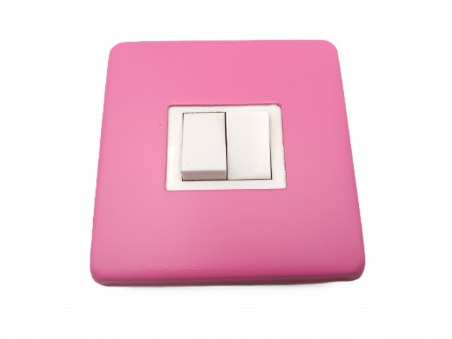 Light Switch Cover Plate Conversion In baby pink