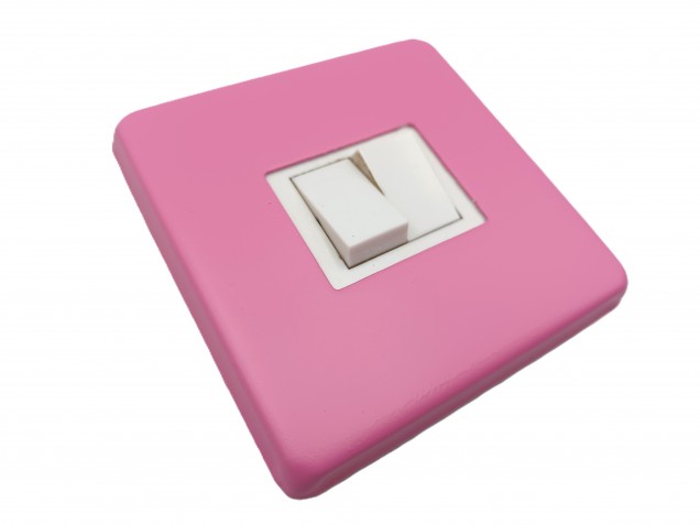 Light Switch Cover Plate Conversion In baby pink