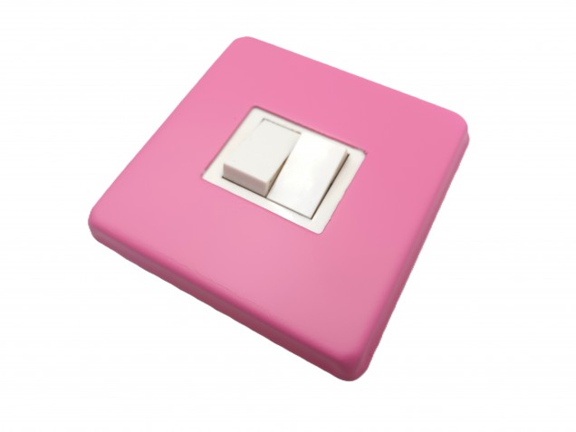 Light Switch Cover Plate Conversion In baby pink