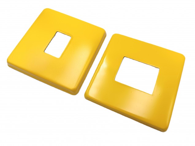 Light Switch Cover Plate Conversion In Yellow