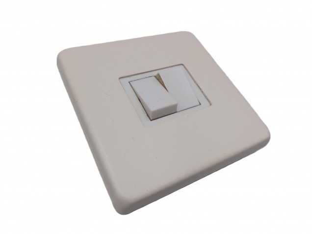 Light Switch Cover Plate Conversion In Ivory