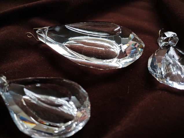 Crystal chandelier drops