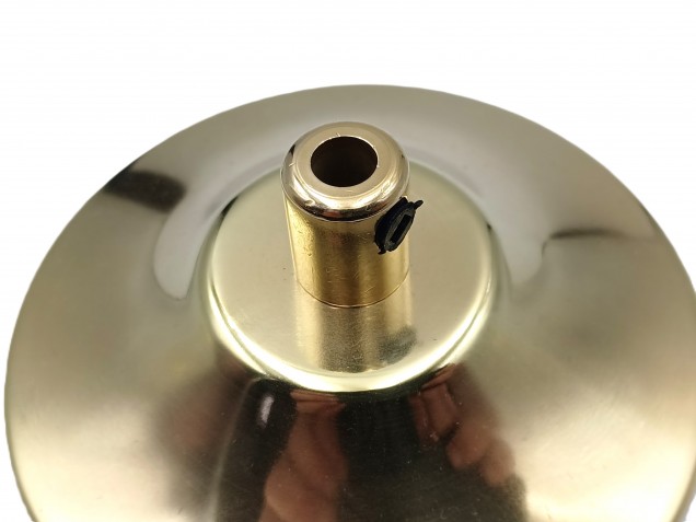 Brass Ceiling Rose With E27 Lamp Holder Set 100mm Ceiling Rose