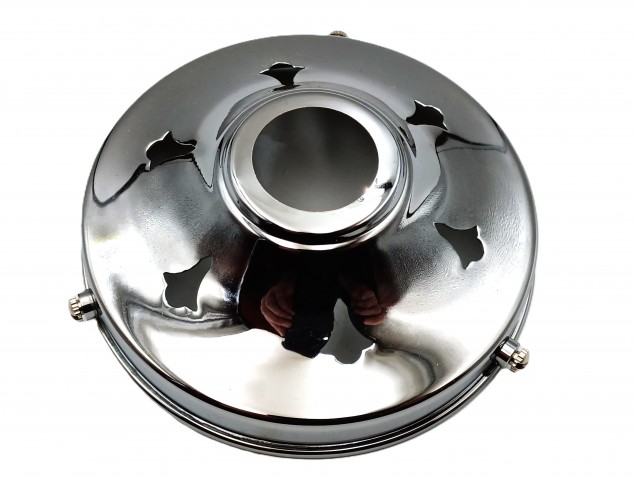 Chrome Lamp Shade Gallery 109mm Or 4 1~4 Inch Width