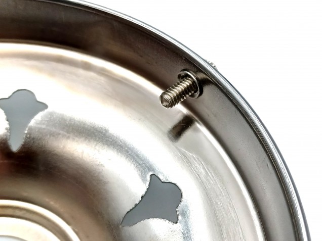 Chrome Lamp Shade Gallery 109mm Or 4 1~4 Inch Width