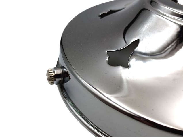 Chrome Lamp Shade Gallery 109mm Or 4 1~4 Inch Width