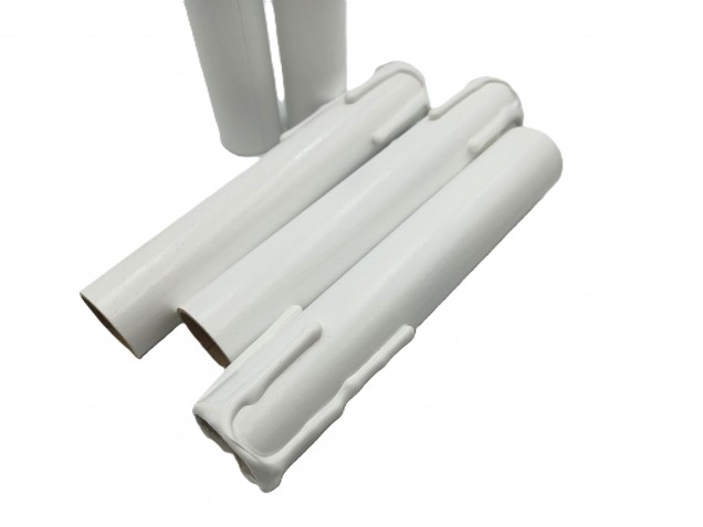 5 Candle Tubes white drip Card 150mm x 24mm 