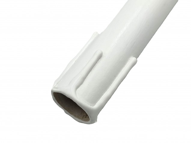 5 Candle Tubes white drip Card 150mm x 24mm 