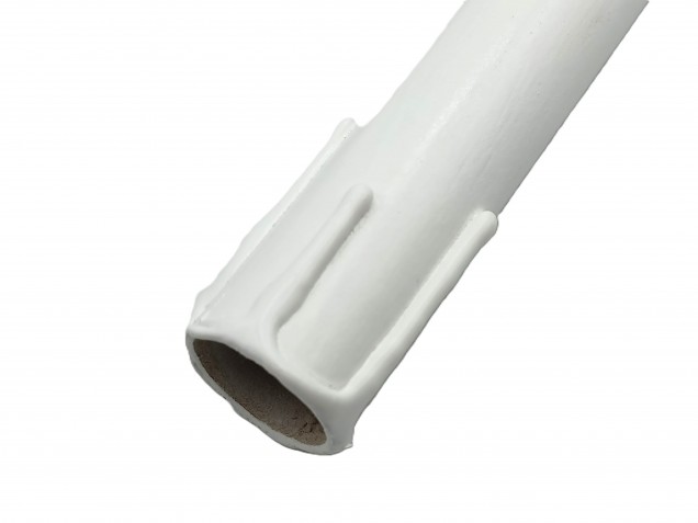 5 Candle Tubes white drip Card 120mm x 24mm 