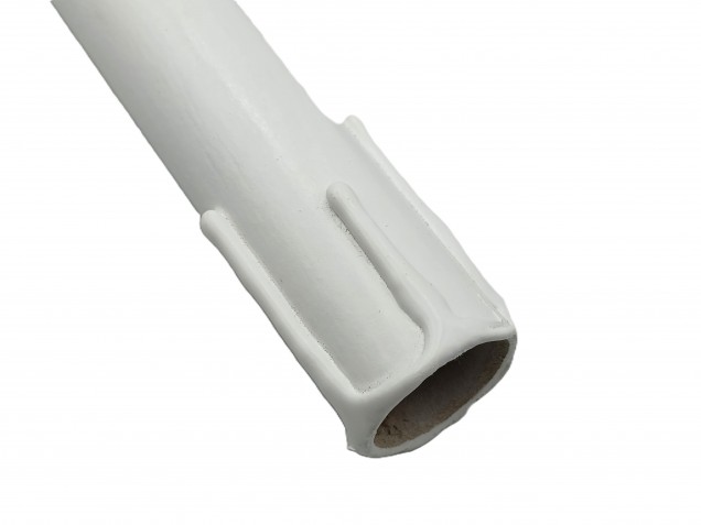 5 Candle Tubes white drip Card 150mm x 24mm 