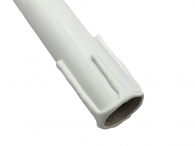 5 Candle Tubes white drip Card 120mm x 24mm 