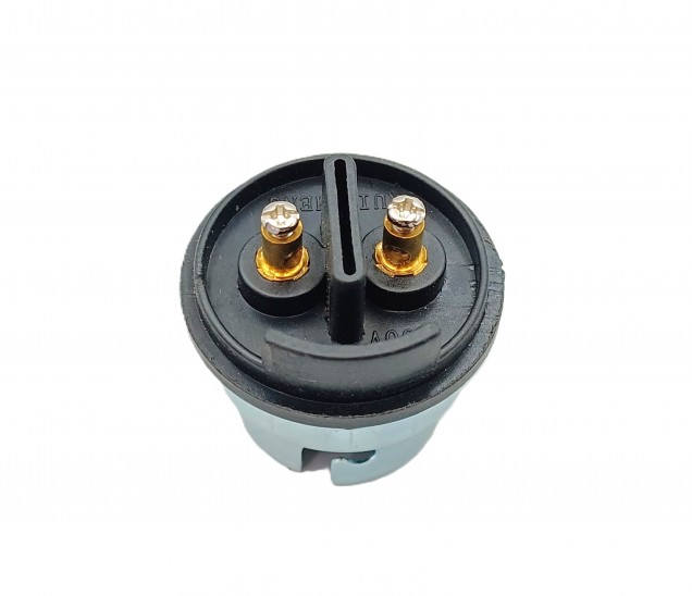 B22 BC Bakelite lamp holder plain skirt gold 10mm base thread  (COPY)