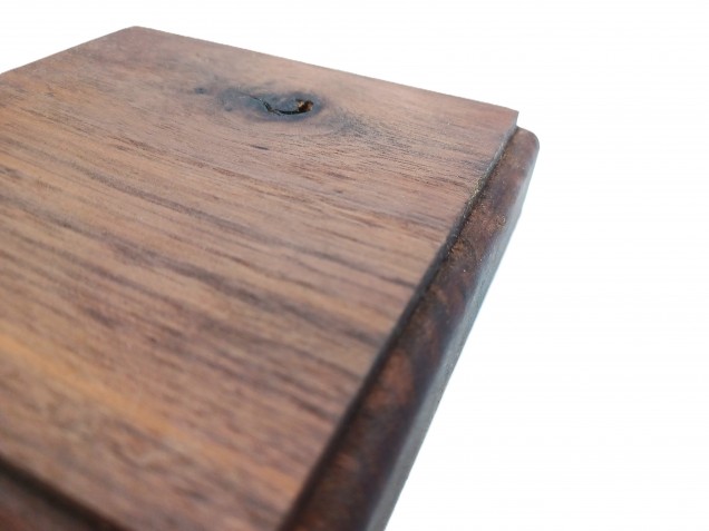 American black Walnut Ceiling Pattress square