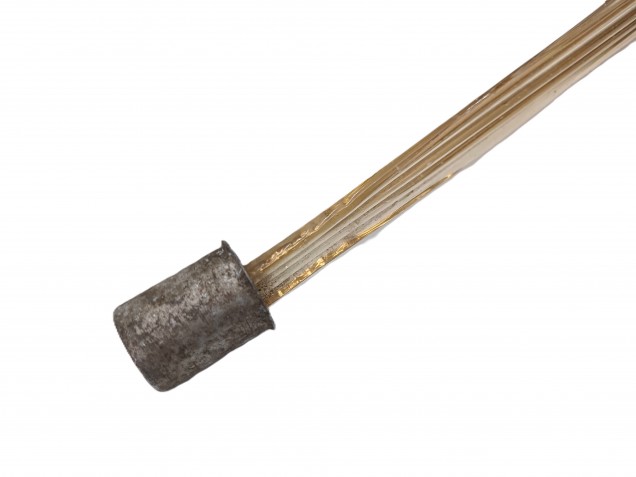 Venetian tinted glass chandelier leaf crook