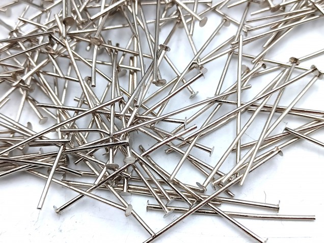 Nickel 40mm x 0.8mm (approx 430 pins) 100 grams