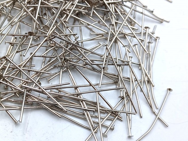 Nickel 40mm x 0.8mm (approx 430 pins) 100 grams