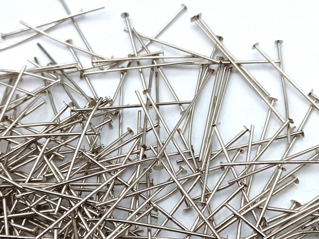 Nickel 40mm x 0.8mm (approx 430 pins) 100 grams