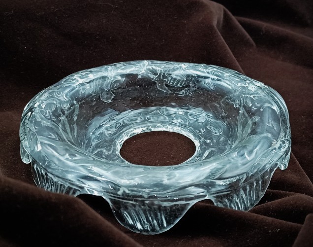 19th century Chandelier Venetian glass pan 