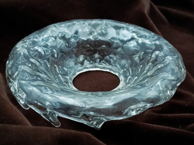 19th century Chandelier Venetian glass pan dish