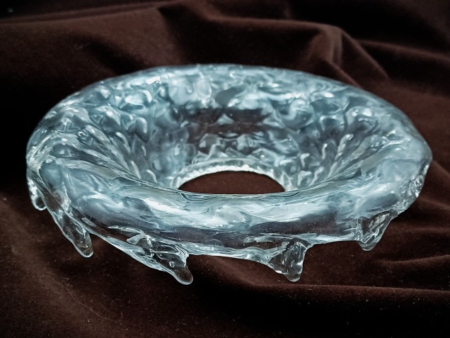 19th century Chandelier Venetian glass pan dish