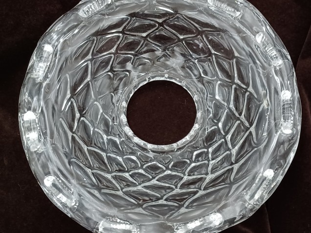 19th century Chandelier Venetian glass dish