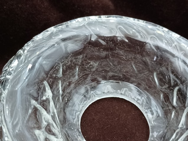 Chandelier Venetian glass drip pan  