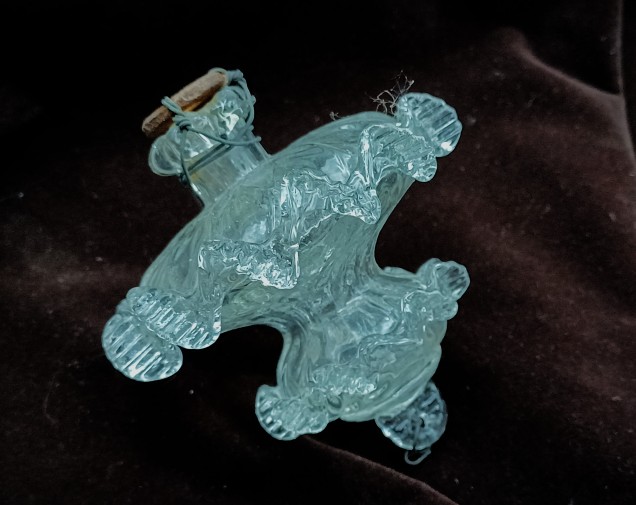 Antique Venetian Murano chandelier glass finial 