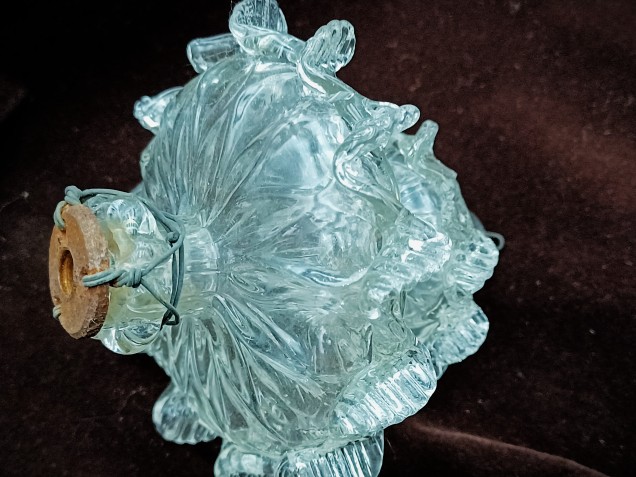 Antique Venetian Murano chandelier glass finial 