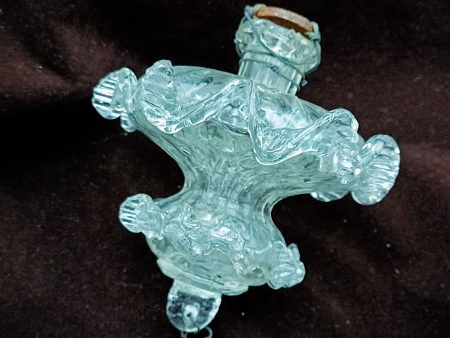 Antique Venetian Murano chandelier glass finial 