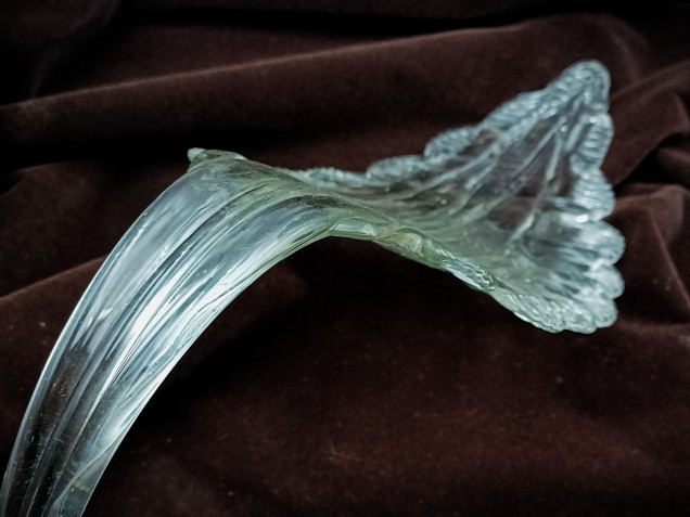 Murano chandelier Leaf clear glass 