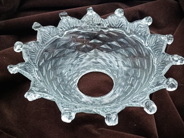 Large Chandelier Venetian glass dish