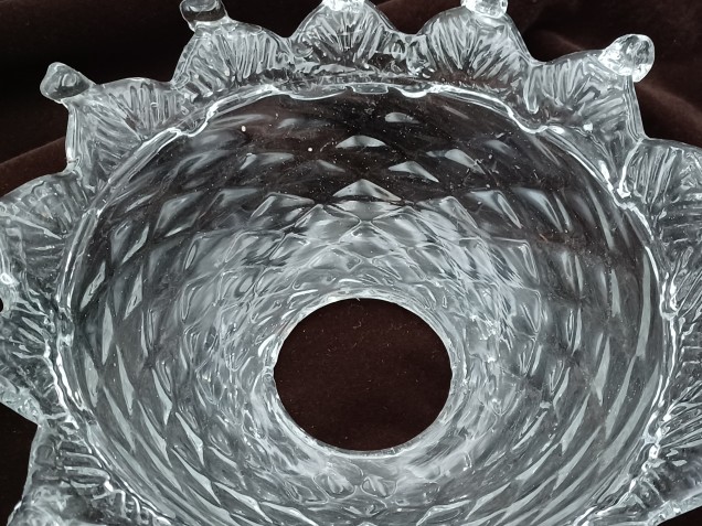 Large Chandelier Venetian glass dish