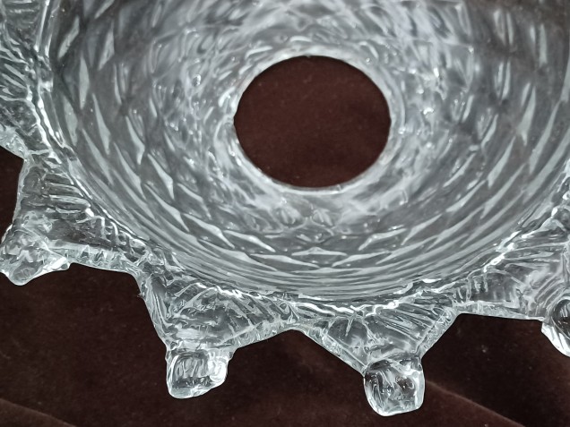 Large Chandelier Venetian glass dish