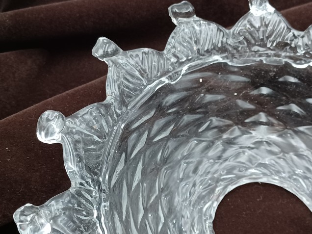 Large Chandelier Venetian glass dish