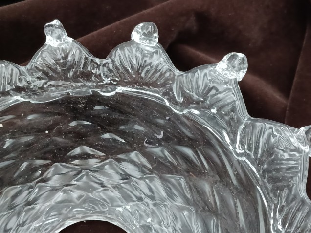 Large Chandelier Venetian glass dish