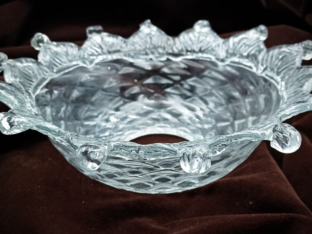 Large Chandelier Venetian glass dish