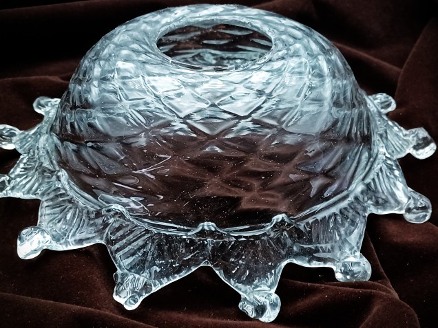 Large Chandelier Venetian glass dish