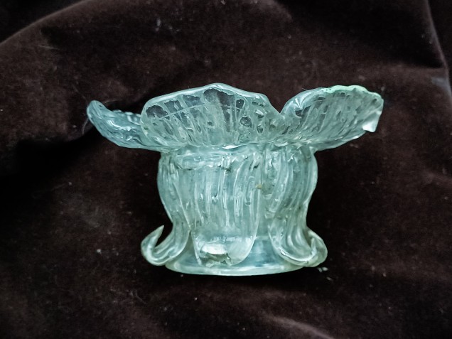 Antique Murano chandelier glass stem section