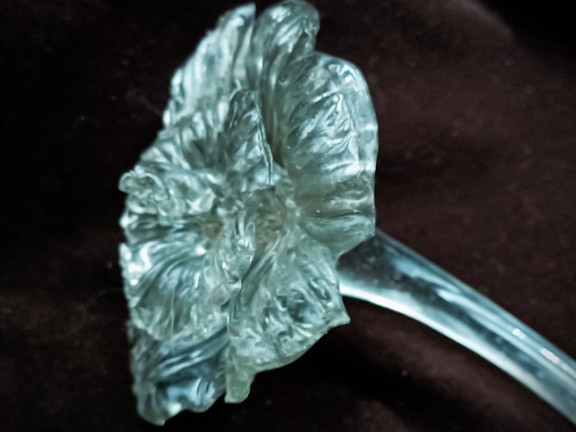 Murano chandelier glass flower 