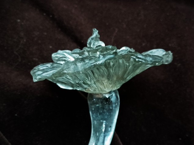 Murano chandelier glass flower 